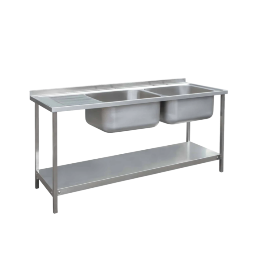 Commercial Kitchen Double Sink - Коммерческая кухонная мойка для ресторана, двойная
