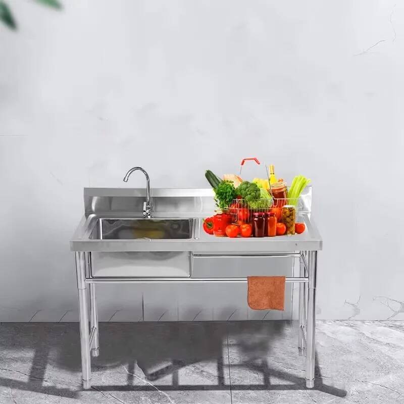 Commercial Kitchen Double Sink - Коммерческая кухонная мойка из нержавеющей стали,