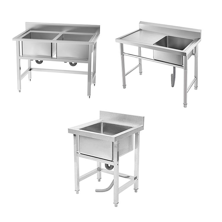 Commercial Kitchen Double Sink - Коммерческие кухонные мойки из нержавеющей стали