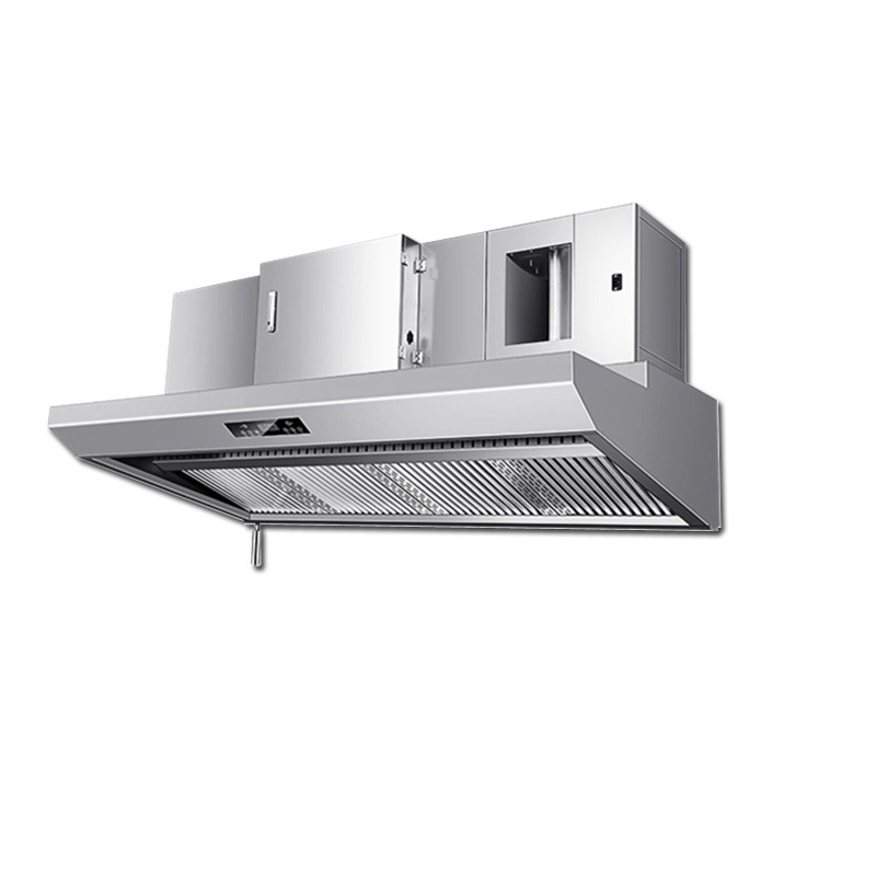 Commercial Kitchen Range Hood - Коммерческая вытяжка с высокой мощностью всасывания,