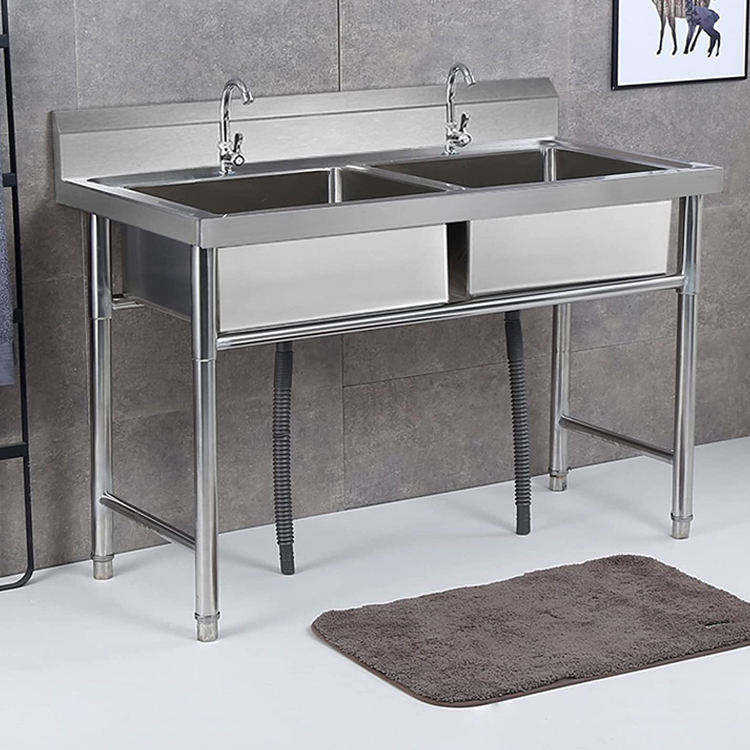 Сингапур: Хит продаж! Коммерче – обзор и цена Commercial Kitchen Double Sink