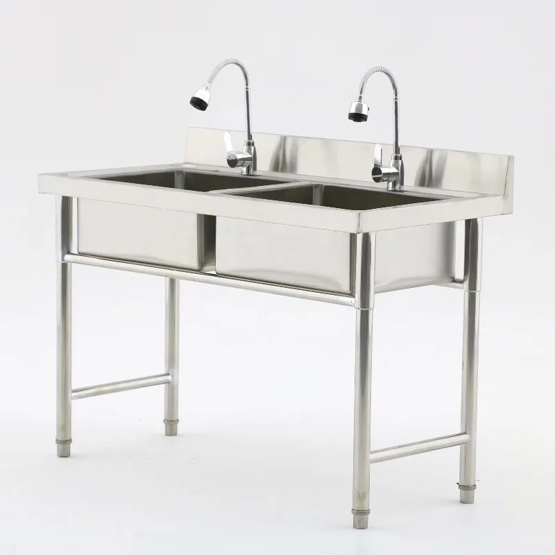Профессиональное кухонное обор – обзор и цена Commercial Kitchen Double Sink
