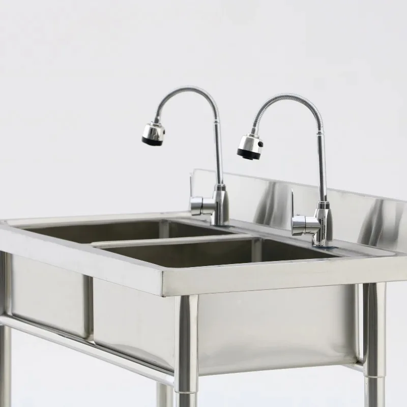 Профессиональное кухонное обор – обзор и цена Commercial Kitchen Double Sink