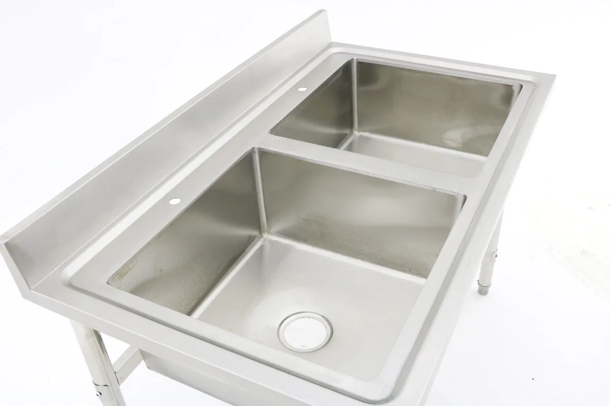 Профессиональное кухонное обор – обзор и цена Commercial Kitchen Double Sink