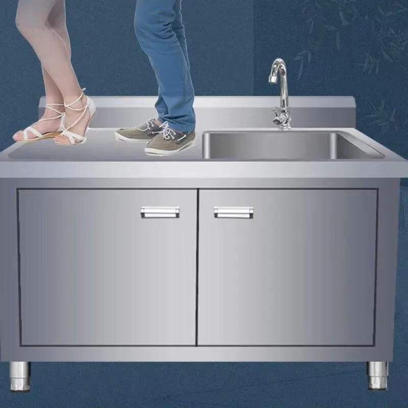 Коммерческие металлические кух – обзор и цена Commercial Kitchen Double Sink