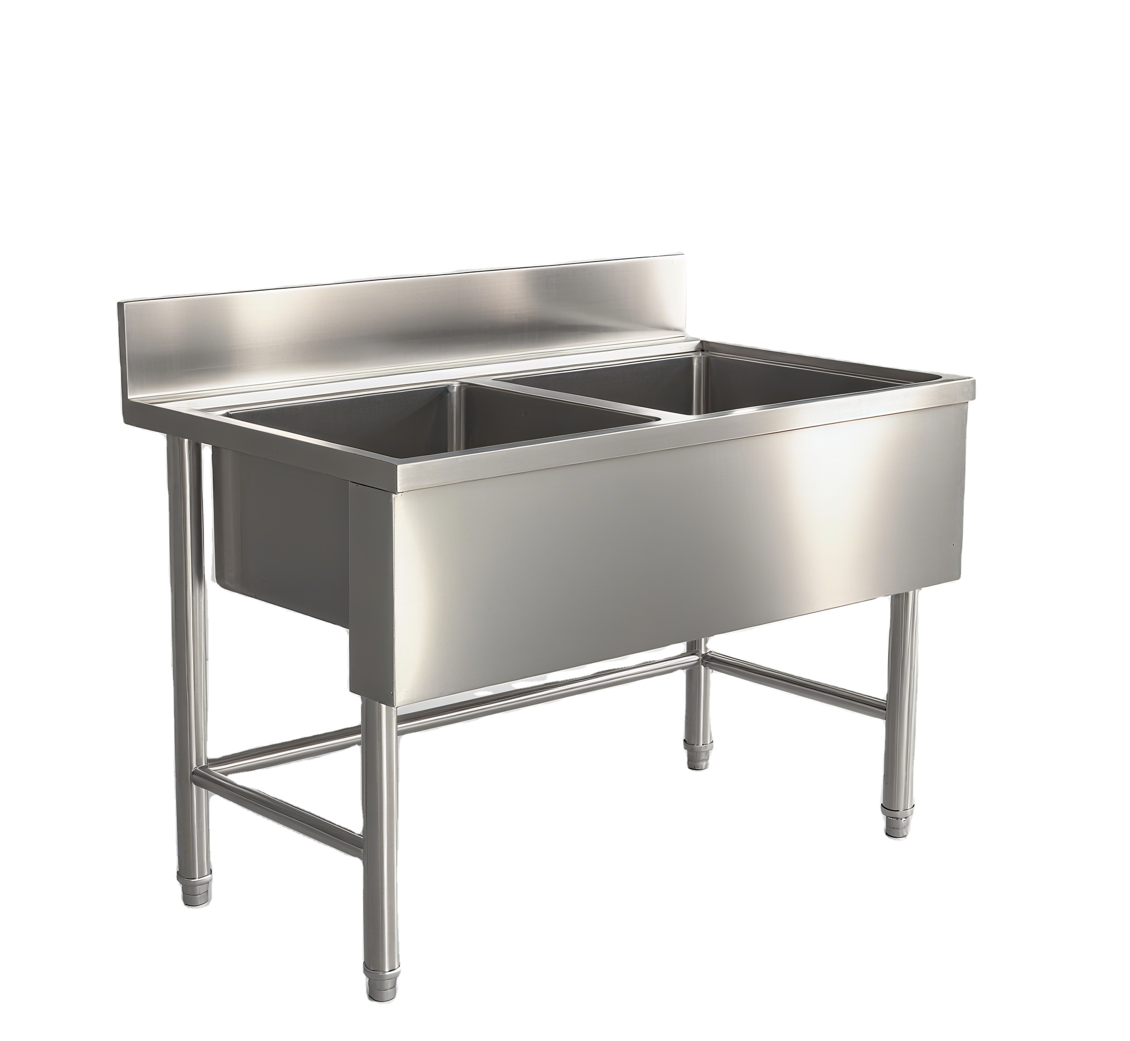 Большая коммерческая кухонная  – обзор и цена Commercial Kitchen Double Sink