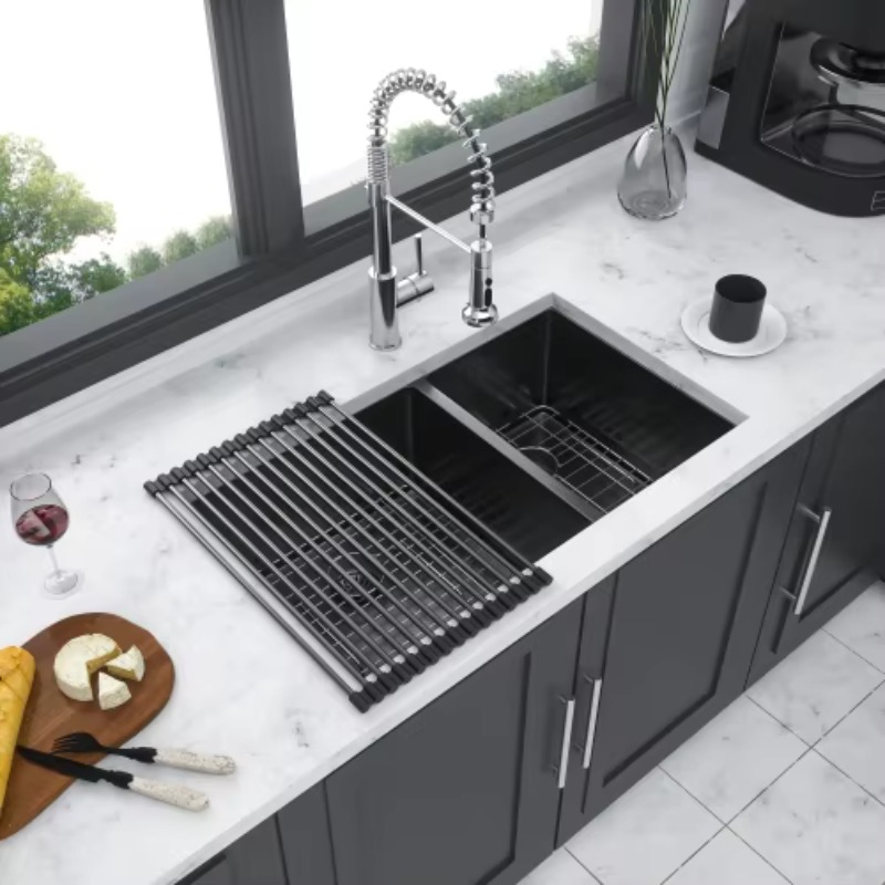Современная большая кухонная м – обзор и цена Commercial Kitchen Double Sink