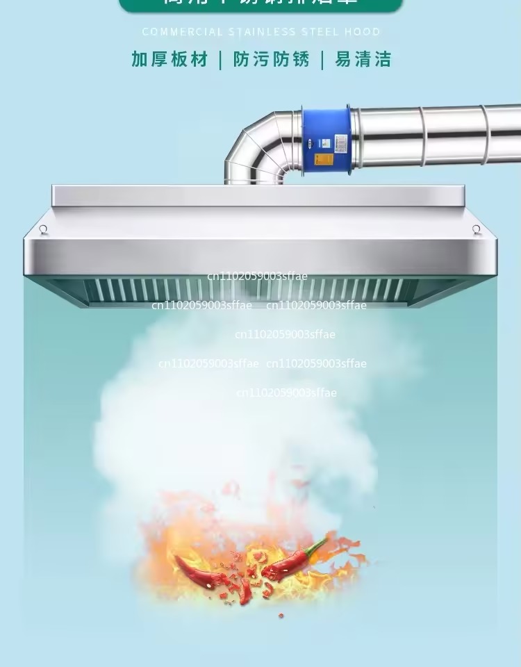 Утолщенная вытяжка из нержавею – обзор и цена Commercial Kitchen Range Hood
